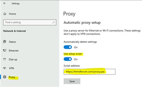 How to set up a proxy server in Windows 11 .